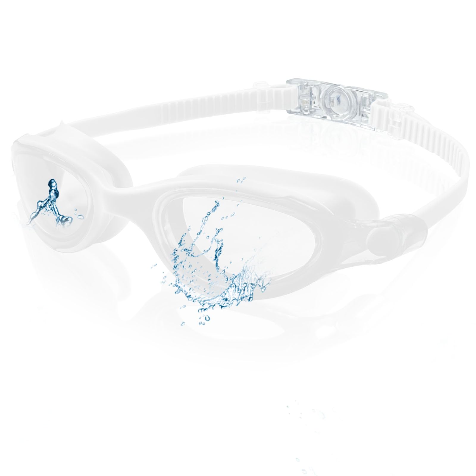 Rwuptg Swimming Goggles Kids 6-14 Anti-Fog Childrens Swimming Goggles Adult Men Girls Swim Goggle, No Leaking, Anti Fog, UV Protection, Nose Clip