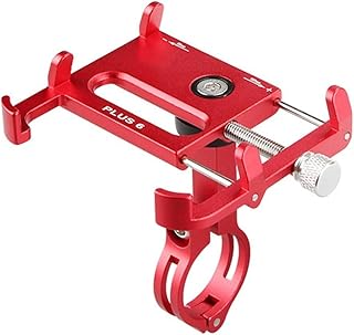 LVYXON La construcción de la solución de montaje de bicicleta Gub PLUS 6 garantiza que tu dispositivo permanezca seguro mientras conduces (rojo)