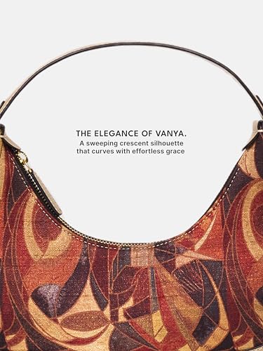 Image of ZOUK Women's Vanya Baguette | Crossbody Vegan Leather Sling Bag | Detachable Strap