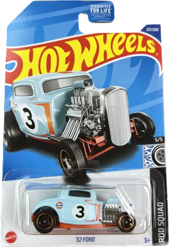 Hot Wheels 2022 - '32 Ford - Gulf Blue - Rod Squad 5/5 miniatura 1