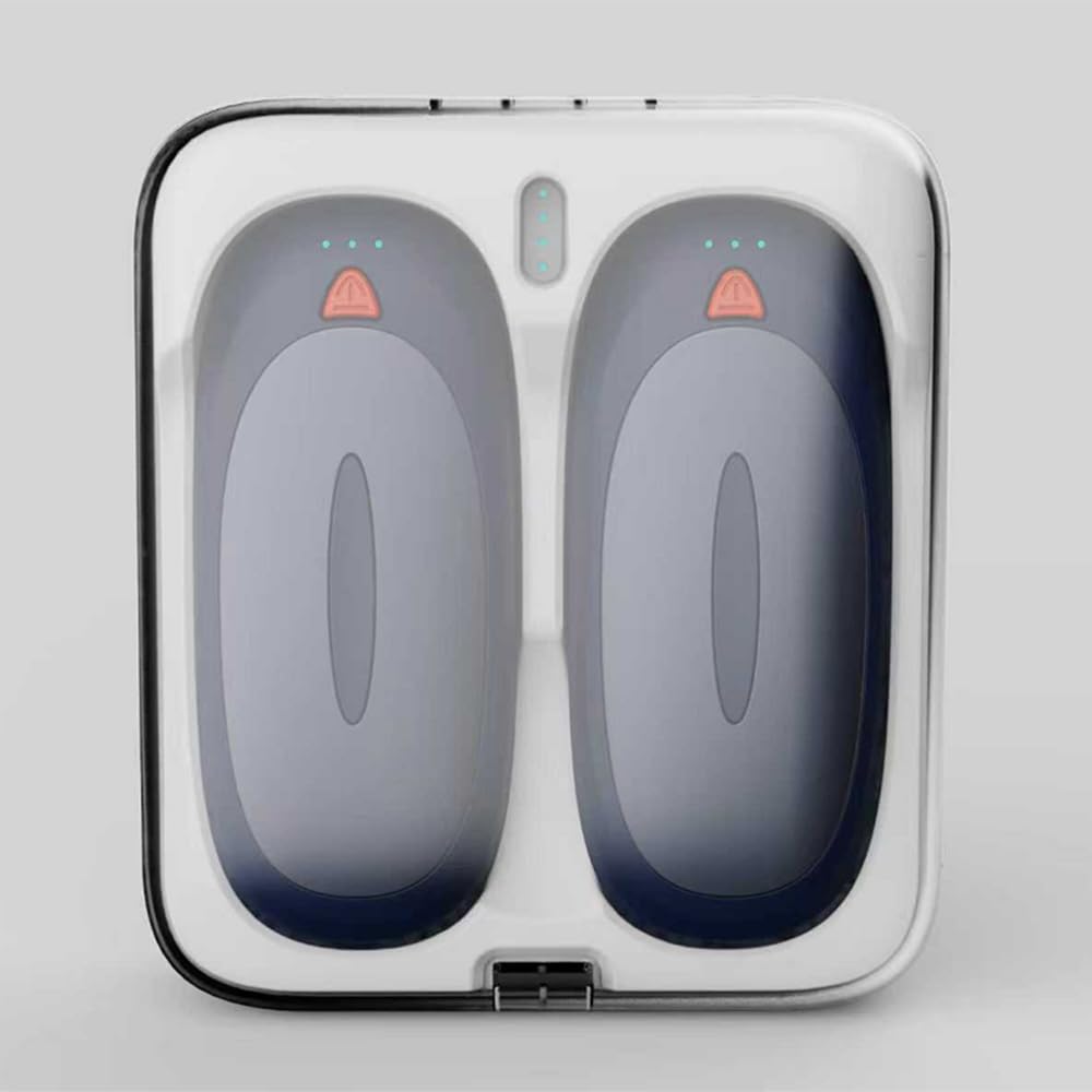 Scaldamani elettrici, ricaricabili, set da 2 pezzi da 2000 mAh, 3 livelli, compatto per guanti, scaldamani portatili per Natale, outdoor, campeggio, ideale come regalo caldo per uomini e donne