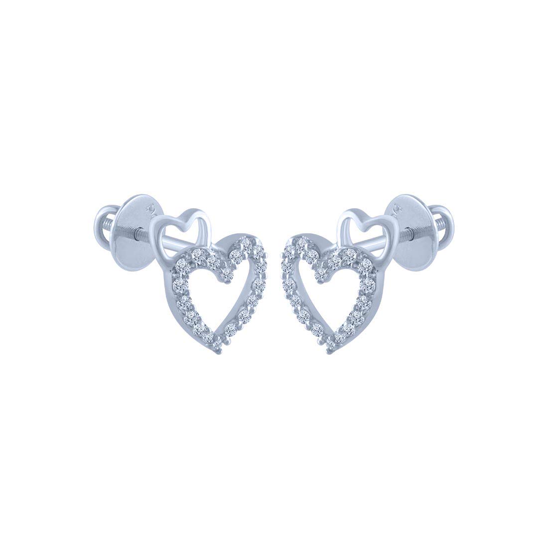 Gold and Diamond Stud Earrings for Women-image-45