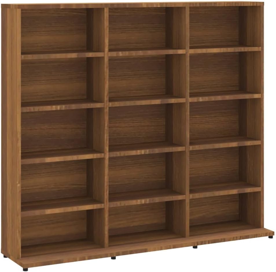 vidaXL CD Display Shelf CD Storage Unit Cupboard Bookshelf