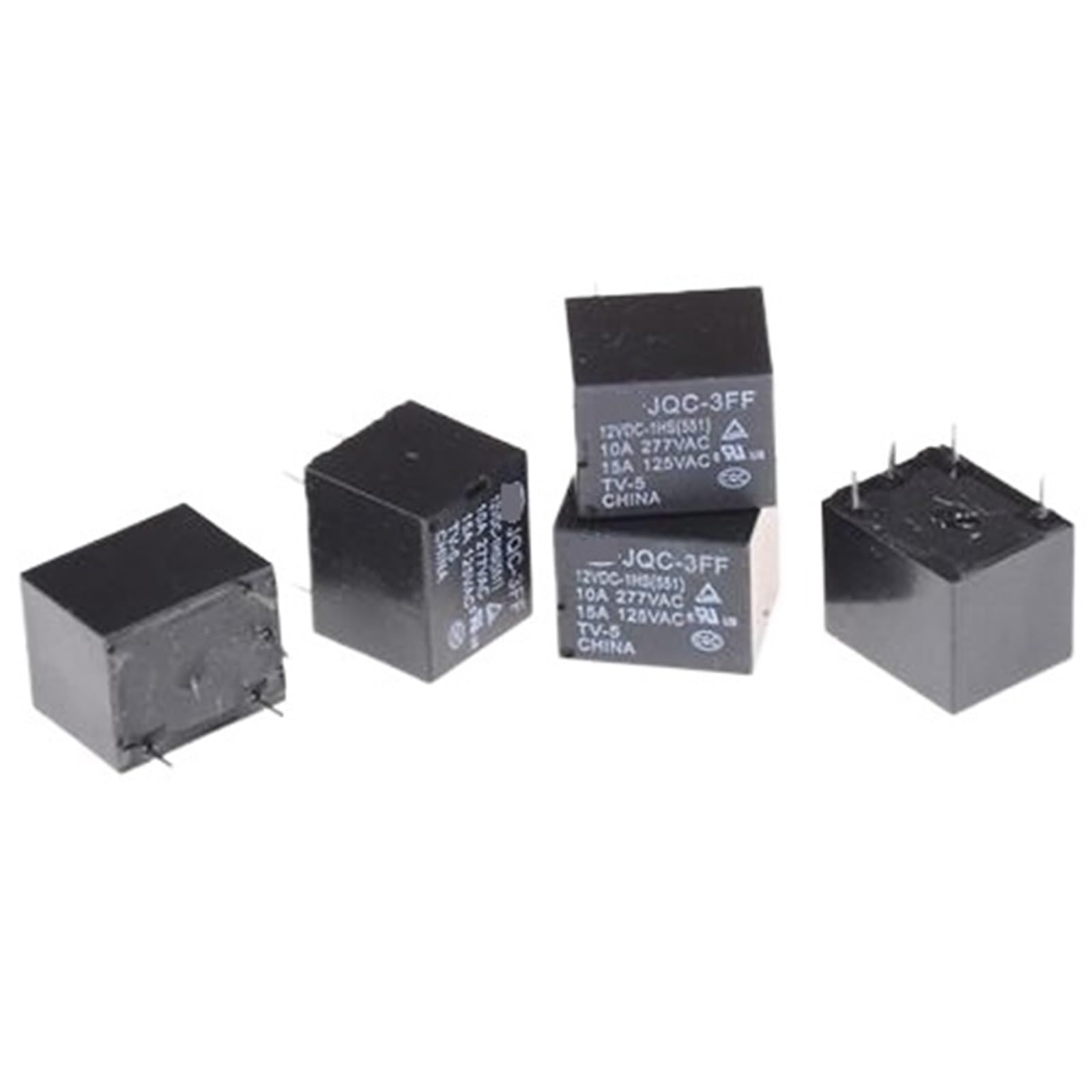 Relais 12V CC SRD-S-112DM micro relais de puissance 15A 125V CA pour automatisme