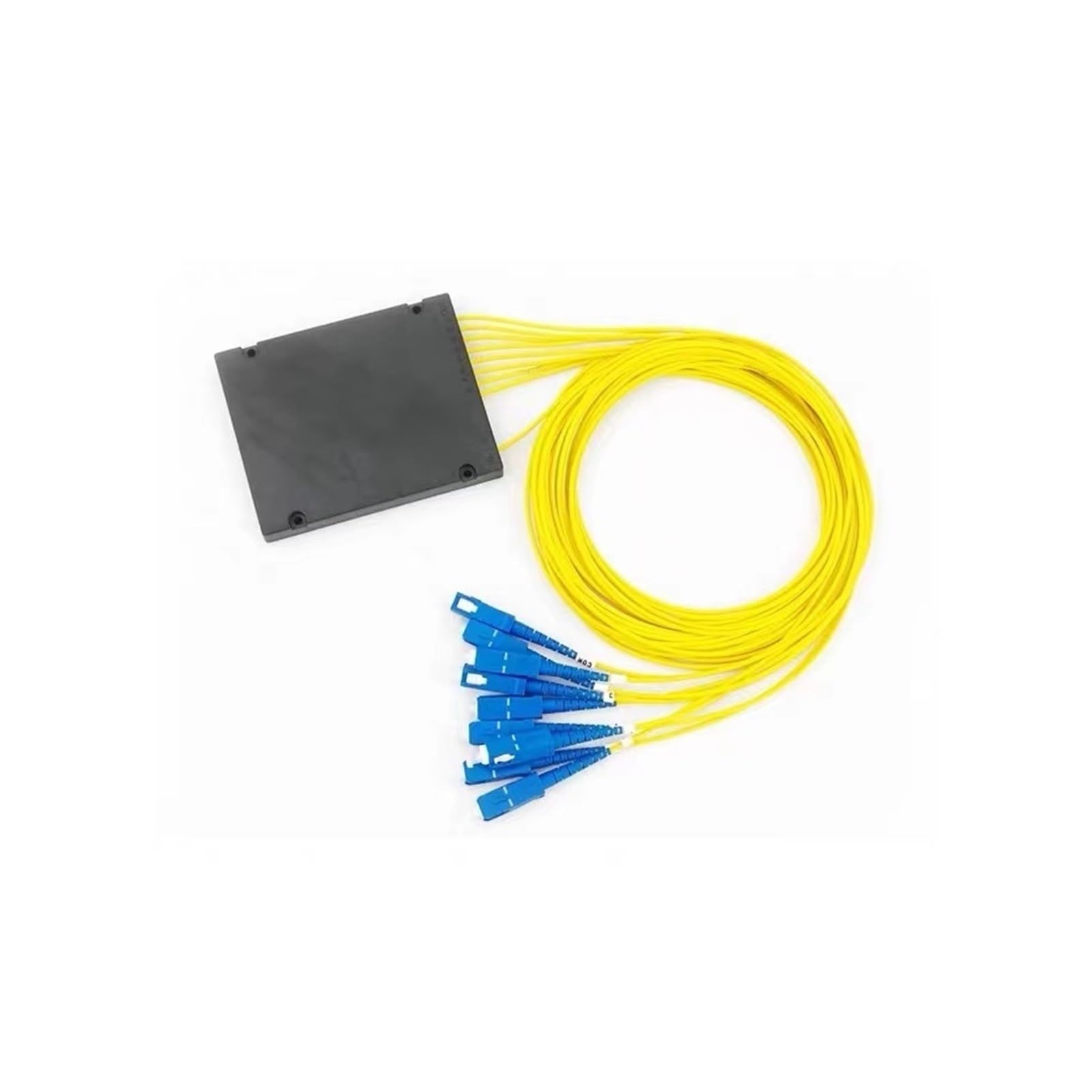 5 pièces 1x8 Module de répartiteur PLC 1:8 Type de boîte séparateur de Fibre Optique FC SC St LC 1.5mtr 1 * 8 coupleur FTTH(LC A)