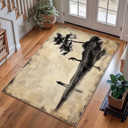 Tapete Vintage Golfers Landscape 5' x 7' rectangular miniatura 7