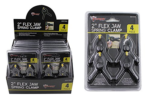 Diamond Visions Max Force 2221544 2 Inch Nylon Spring Clamp 4 Piece Set Bundle of 3 (12 Clamps)