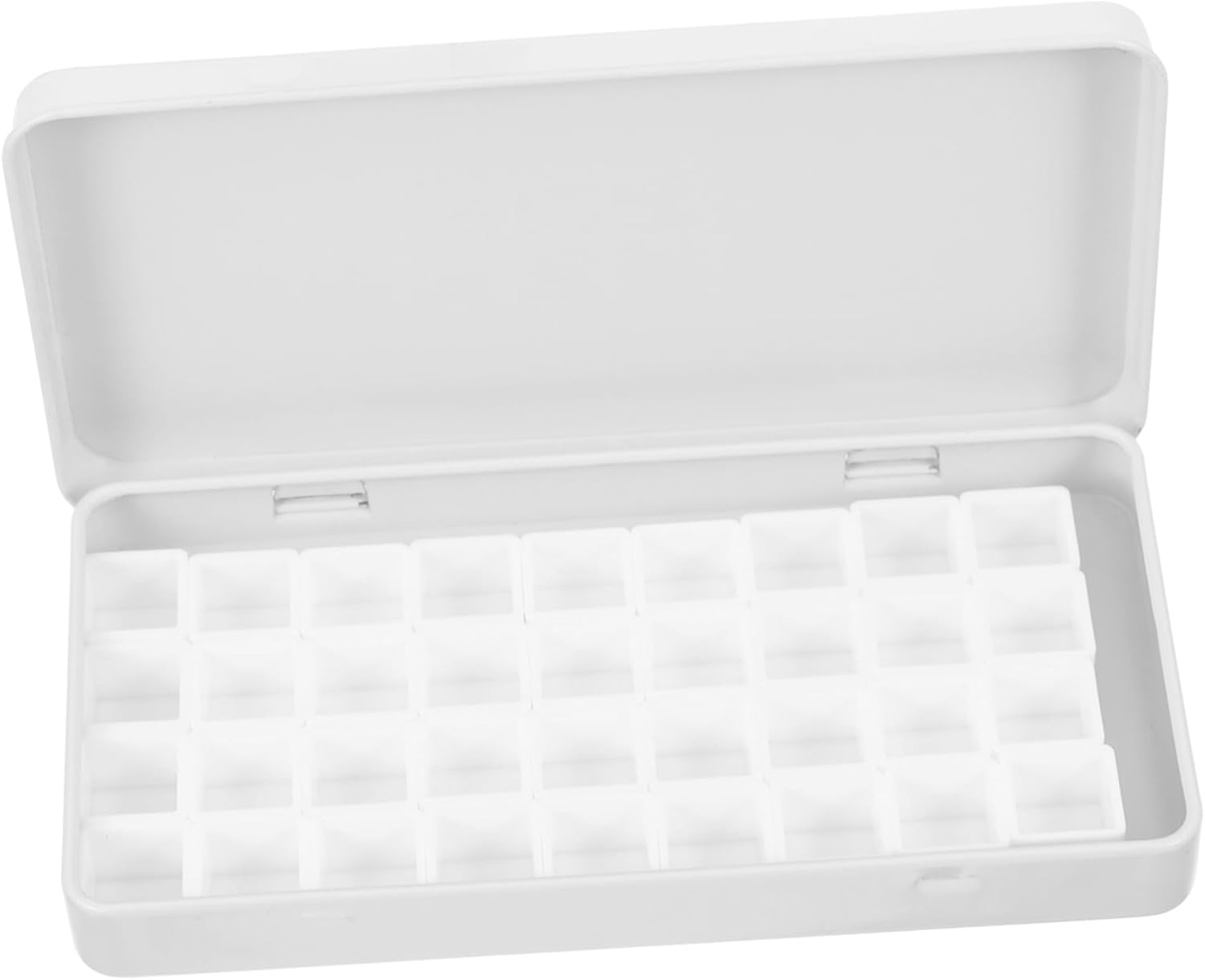 TEHAUX 4sets Metal Watercolor Pigment Holder Box Case Mixing Plate Easy to Clean Portable Paint Storage for Artists and Hobbyists