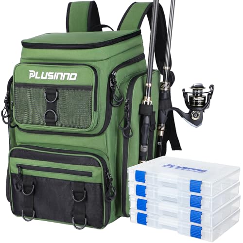 PLUSINNO Large Tackle Backpack