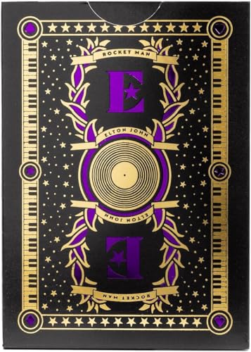 Image of Bicycle Elton John - 54 Playing Cards - Iconic Game - Magic /Magic Card, Yellow