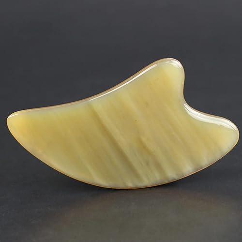 Miniatura 1 de Facial Tools Guasha, tabla de raspado de cuerno seleccionada para acupoint Trigger Therapy Spa, para SPA, herramienta de cuidado de la piel facial y