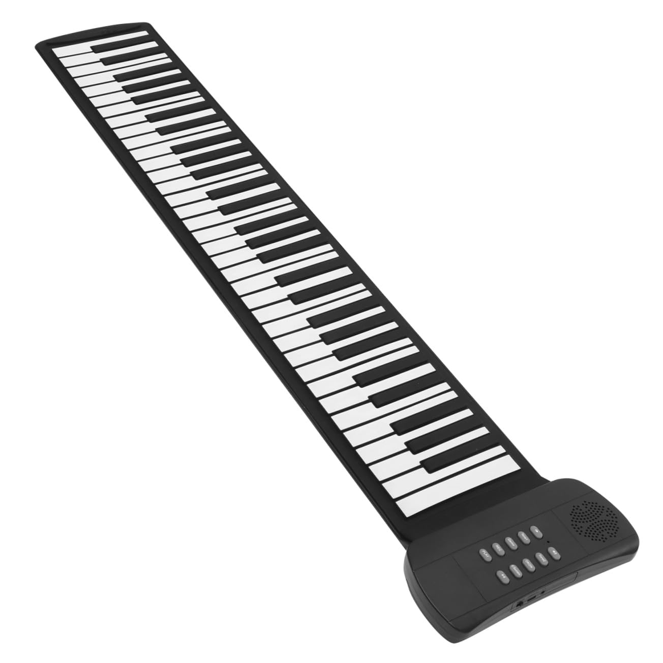 IMIKEYA Pianofortegresso Mp3 Tasti Elettronico e Silicone a 61 Portatile Leggero Pieghevole Pedaliera Sustain per Ragazzo Ragazza Principianti Casa
