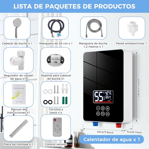 La mejor selección de Calentador de agua al mejor precio. 28 Imagen adicional