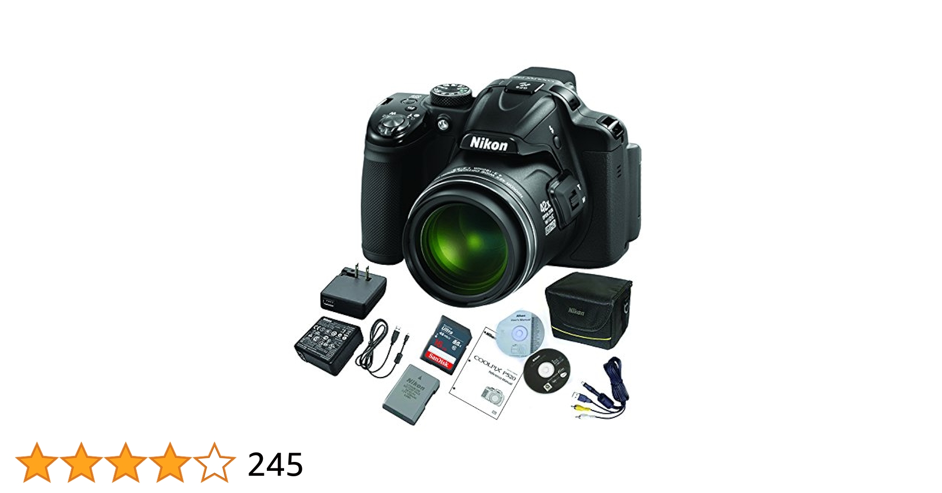 Nikon COOLPIX P520 デジタルカメラ Amazon | Nikon デジタルカメラ COOLPIX P520 光学42倍ズーム