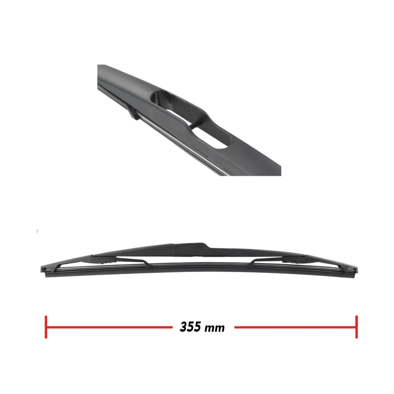 Tergicristallo Posteriore per Volvo XC60 2011-2017 355mm spazzole tergicristallo per lunotto Posteriore e Braccio tergicristallo Posteriore