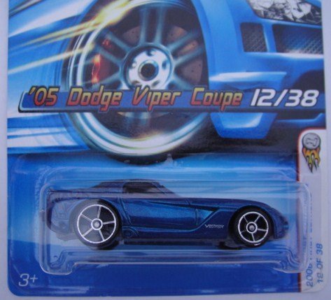 Hot Wheels 2006 First Editions Blue Dodge VIP Coupe miniatura 2