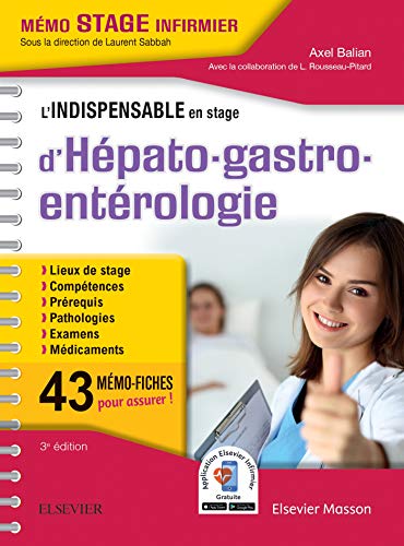 livre L'indispensable en stage d'hépato-gastro-entérologie