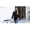 MIHOLL-Womens-Long-Sleeve-Tops-Lace-Casual-Loose-Blouses-T-Shirts MIHOLL Womens Summer Tops Casual Loose Shirt Blouse (Black, Medium)
