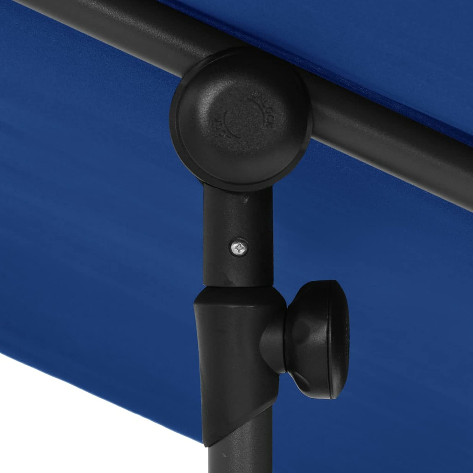 Gecheer Ombrellone,Parasole,da Esterno,Azzurro,Palo in Alluminio,Pieghevole,Portatile,200x150 cm,Ombrellone da Spiaggia,Ombrellone da Mare,per Terrazzo,da Patio,da Piscina,Ombrellone da Sole