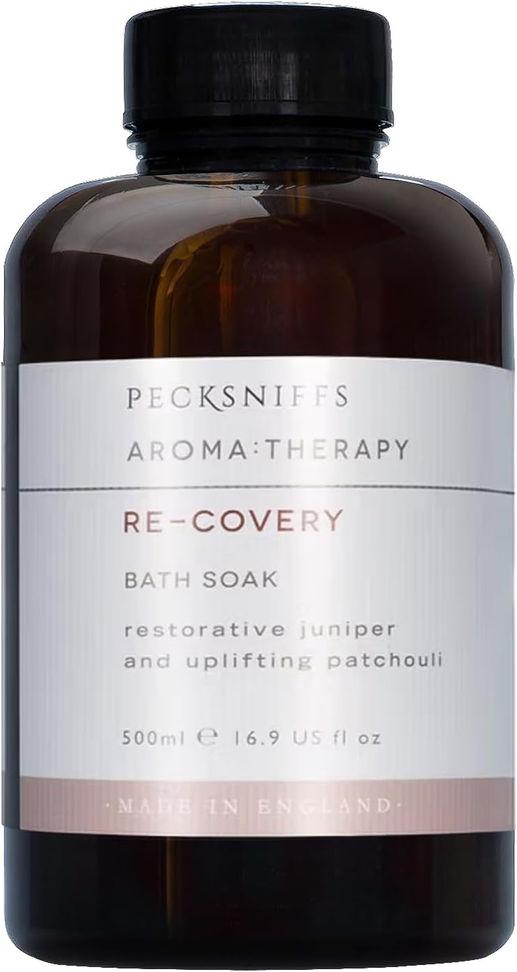 Pecksniff’s Aroma:Therapy Re-Covery Bath Soak Decanter | 500ml/16.9 Fl Oz