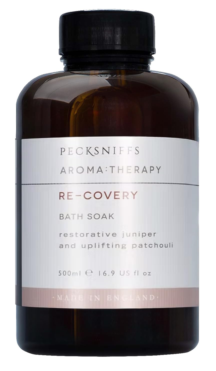 Pecksniff's Aroma:Therapy Re-Covery Bath Soak Decanter | 500ml/16.9 Fl Oz
