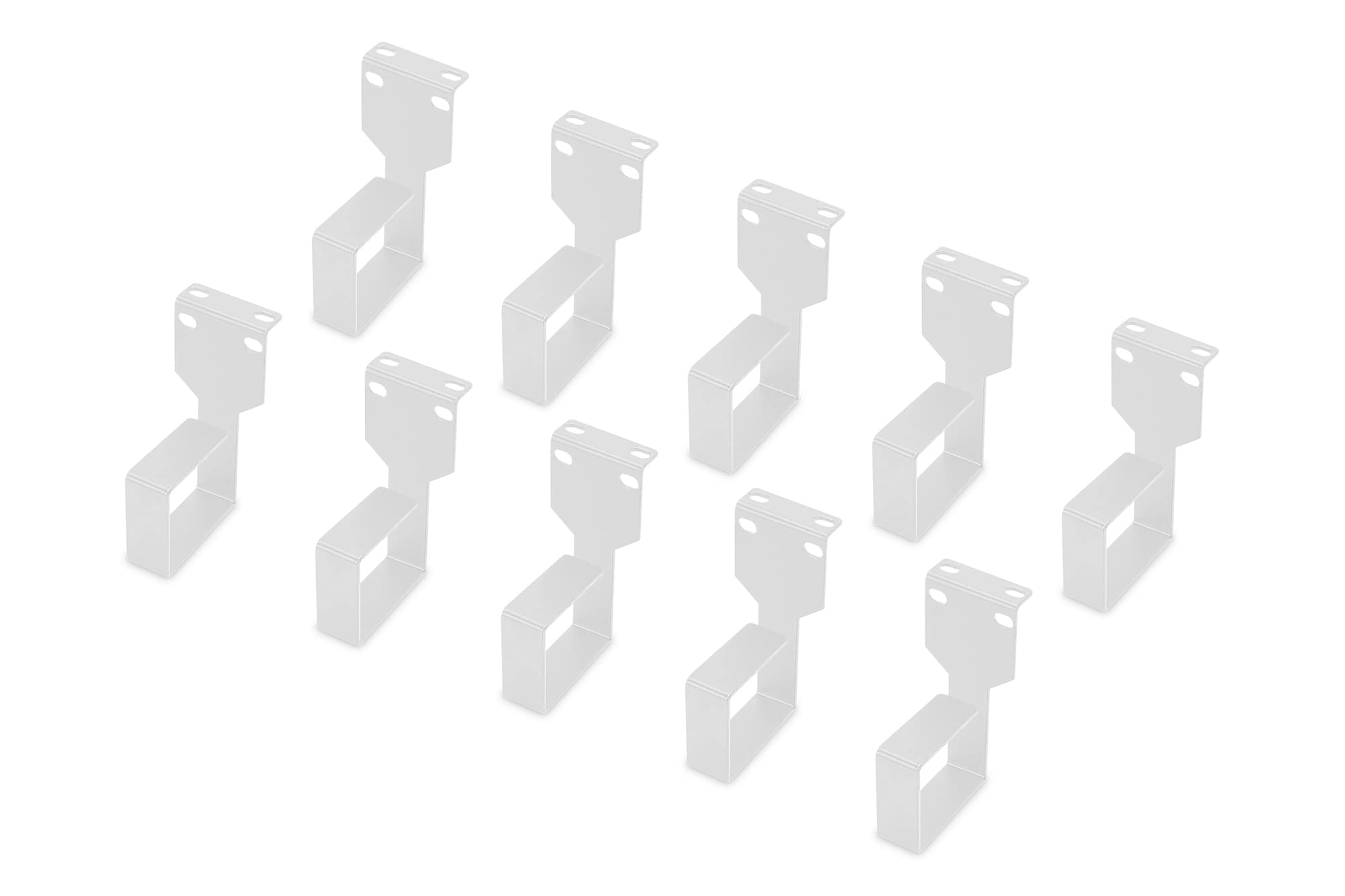 ASSMANN DIGITUS Kabelhalter – Kabelhalter für 19''-Schränke, 1 HE, Satz 10