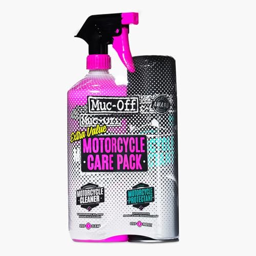 Protector de Moto y Limpiador Kit Dúo de Cuidados para Moto contra la Pintura Mate y el Óxido