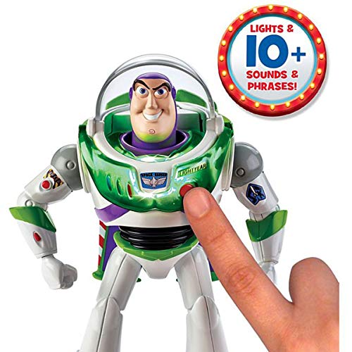 Toy Story 4 - TS4Y Buzz Voo Espacial GGH39 Mattel Multicor, 18cm altura