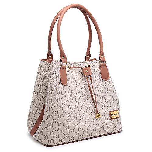 Bolsas Femininas Bolsa Estilo Sacola Chique (Bege)