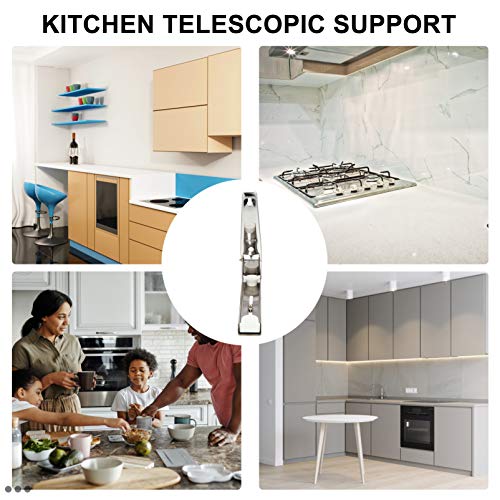 Lurrose Suporte para Suporte de Parede para Forno de Micro-Ondas 2Pcs Prateleira Suporte para Forno