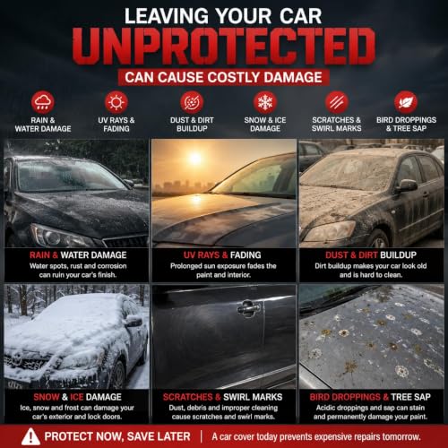 Image of Autofact Premium Waterproof Car Cover for Audi A4