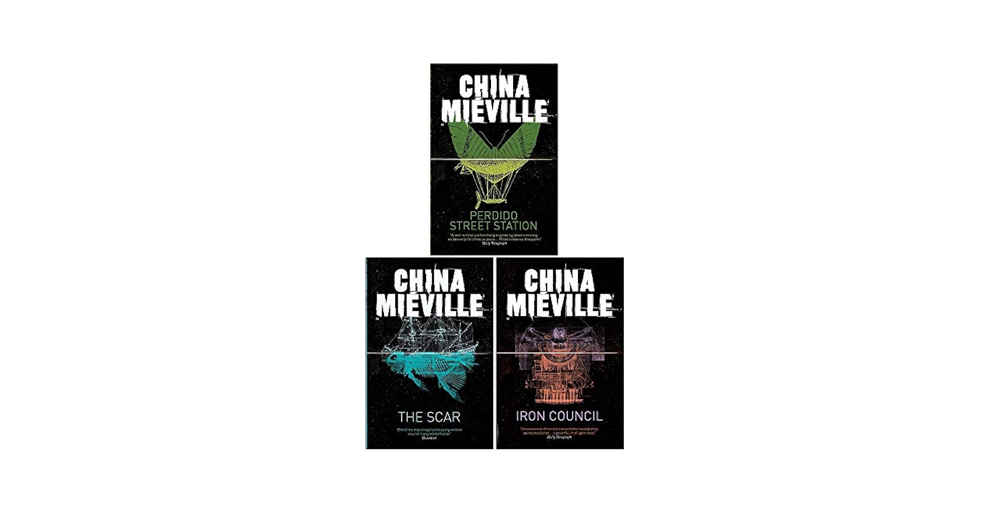 New Crobuzon Series 3 Books Collection Set By China Miéville