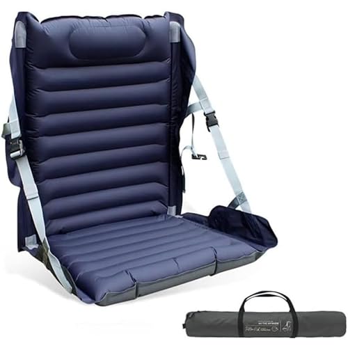 エアー椅子 エアー座布団 アウトドア 座椅子 座椅子 キャンプ エアー座布団 携帯 アウトドア 折りたたみ椅子 アウトドア用チェア コンパクトチェア 座椅子 Drvruro 背もたれ付 屋外・室内に最適 30秒膨張 足踏み式 登山/海水浴/日光浴/キャンプ