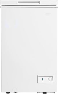 Danby DCF035A6WM 3.5 cu. ft. Square Model Chest Freezer DOE Front mounted mechanical thermostat: Easy to use, adjustable variable temperature range