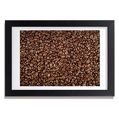 Cadre en bois moderne Tulup 30x20 cm avec moulure MDF durable et affiche grains de café