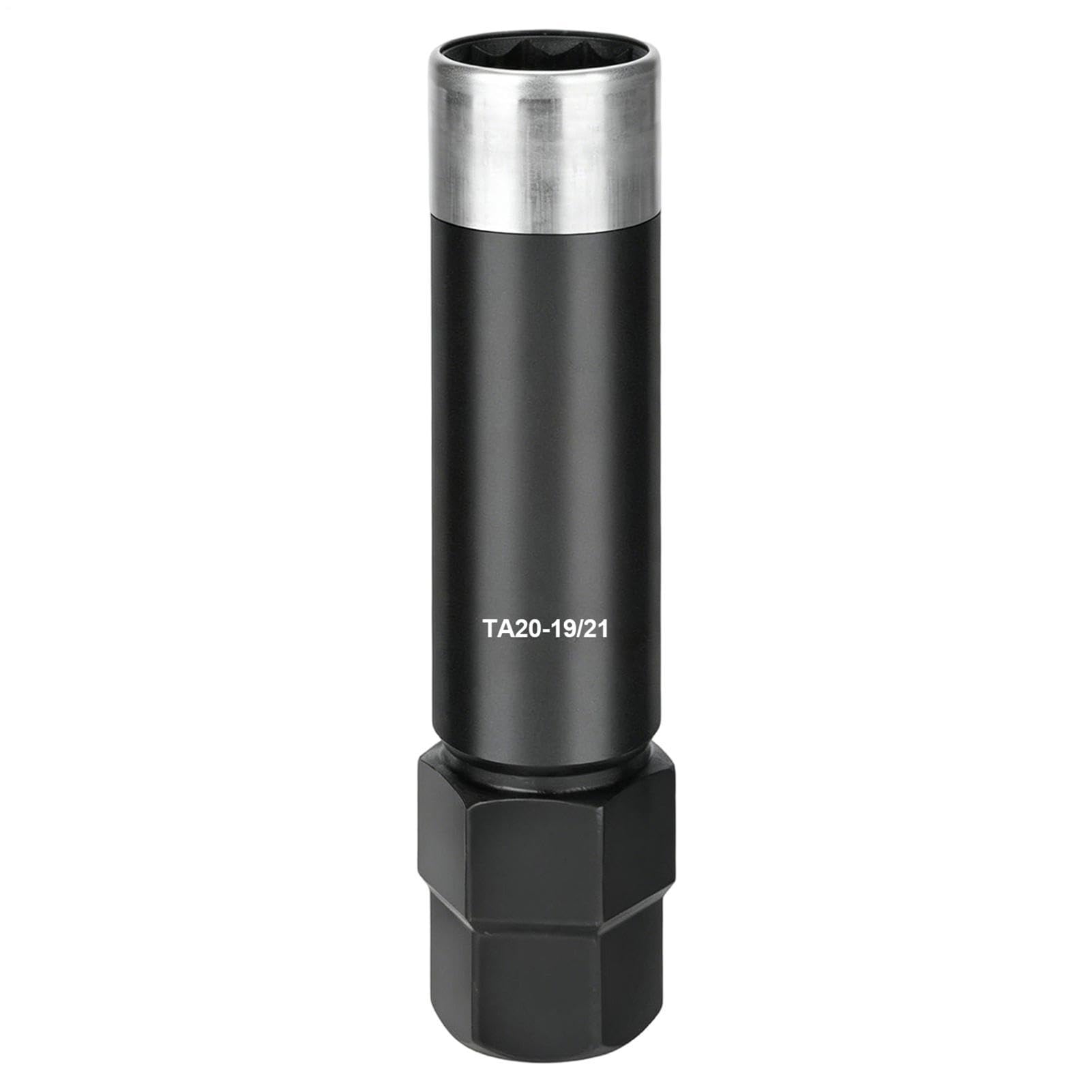 Llave de vaso 10-spline metálica para tuercas de rueda de coche y remolques
