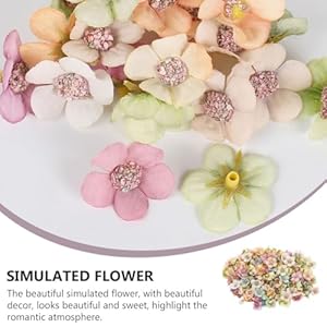 Garneck 50pcs Fake Flower Heads for Crafts Artificial Silk Flowers Head Spring Summer Flower Head Mini Silk Flowers for Home Wedding Decoration (Mixed Color) Garneck 50pcs Fake Flower Heads for Crafts Artificial Silk Flowers Head Spring Summer Flower Head Mini Silk Flowers for Home Wedding Decoration Mixed Color
