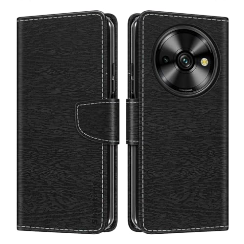 �׃X�g���C�vPU���U�[�蒠�^�P�[�X �Ή�Oukitel C59�Ƃ̌݊�������A�J�[�h���[�t���E���^�}�O�l�b�g�J�o�[�E�X�^���h�@�\�t�� (�u���b�N)