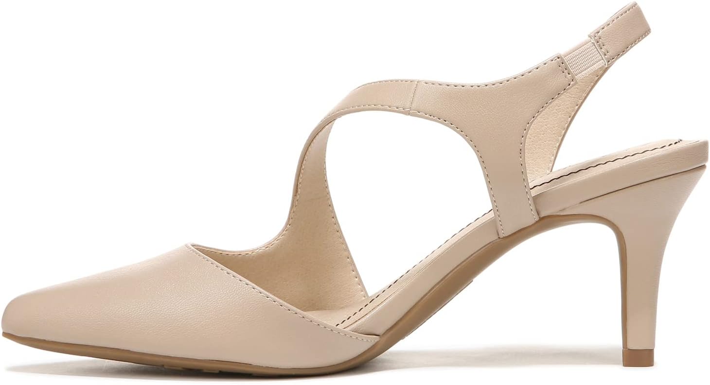 LifeStride Womens Santorini Dress Pump Tender Taupe 6.5 M