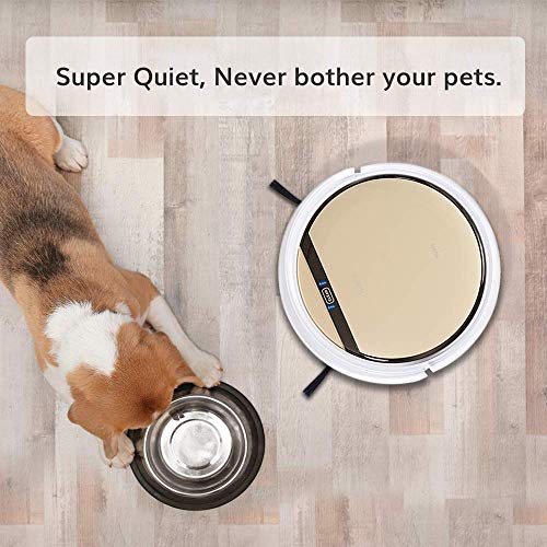 Image of ILIFE V5s Pro Robot Vacuum and Mop Combo, Slim, Automatic Self-Charging Robot Vacuum Cleaner, Daily Schedule, Ideal for Pet Hair, Hard Floor and Low Pile Carpet