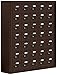 Salsbury Industries 19078-35ZSC Cell Phone-7 Unit Surface Mounted-Resettable Combination Locks with 8-Inch Diameter Compartments, Bronze