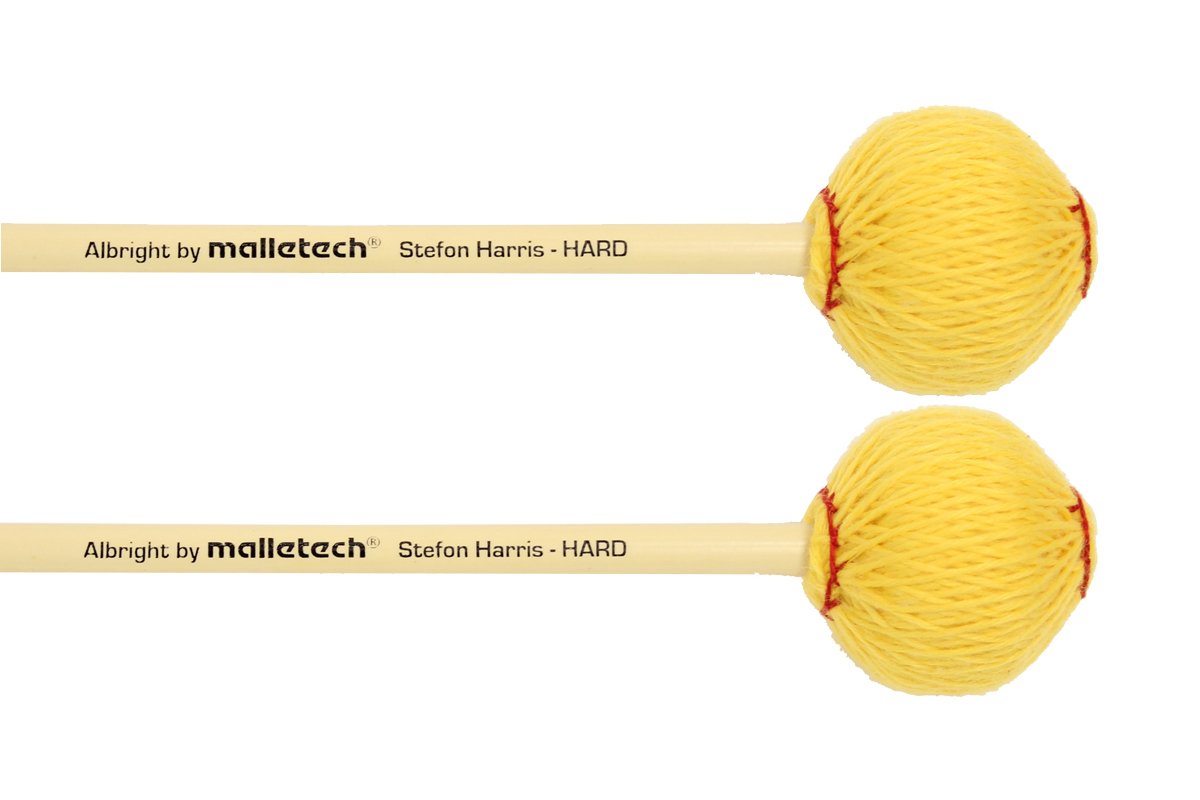 マレテック Malletech ヴィブラフォン・マレット S.ハリスシリーズ 【SH-H】 ハンドル:ラタン(Rattan) 硬さ:ハード カラー:イエロー