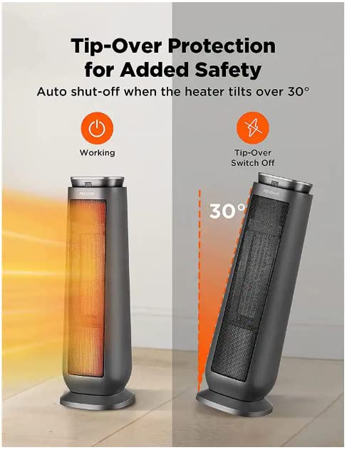 PHT23D7ABB - 23" Ceramic Space Heater