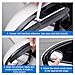 StarryVoyage Blind Spot Mirror 2 Pcs Car Side HD Frameless Convex Mirror, 3x Larger Blindspot View, Wide Angle Rearview with Rain Guard, Universal Fit