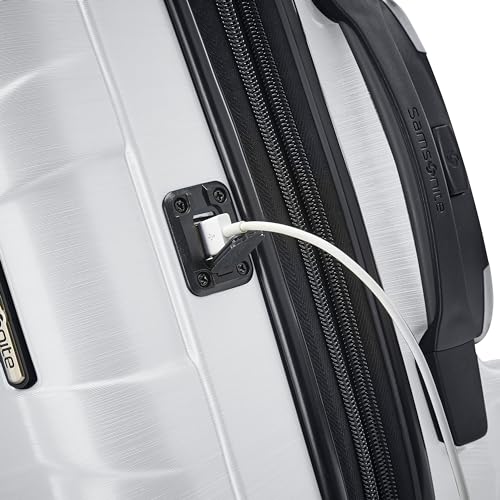 Image of Samsonite Centric 2 Hardside Expandable Luggage with Spinners, White, 22X14X9 Carry-on