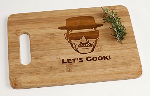 Best Quality 🔥 Breaking Bad Engraved Bamboo Wood Cutting Board with Handle Funny Gift for Father's Day Birthday Christmas Best Cyber Deals 🔥 Breaking Bad Engraved Bamboo Wood Cutting Board with Handle Funny Gift for Father's Day Birthday Christmas