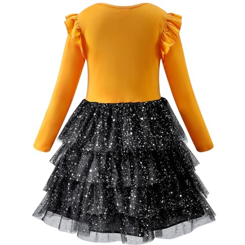 VASCHY Cute Girls Casual Autumn Spring Long-Sleeve Outfit, Toddler/Big Kid Girls Clothing Size 3-10T2