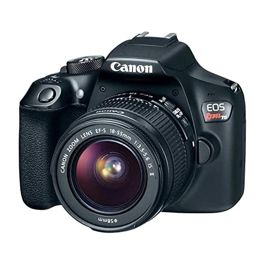 Canon EOS Rebel T6 Digital SLR Camera Kit with EF-S 18-55mm f/3.5-5.6 DC III Lens