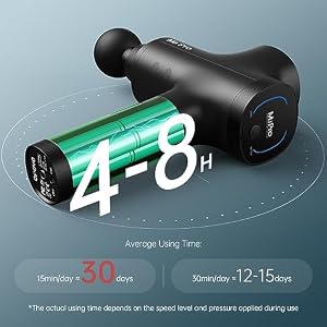 Opove M3 Pro 2 Massage Gun Deep Tissue for Workout Recovery, Black — photo 4 of 6
