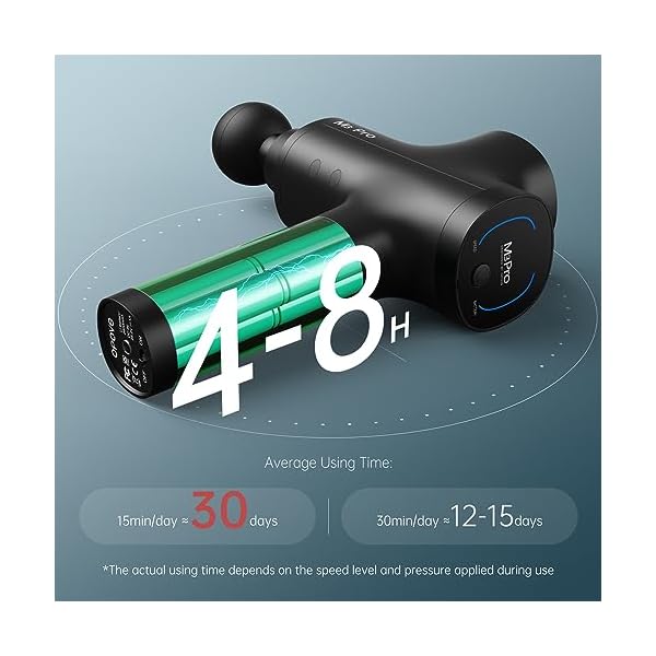 Opove M3 Pro 2 Massage Gun Deep Tissue for Workout Recovery, Black - Image 4